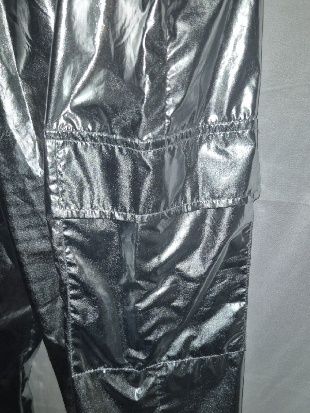 Jolie & Joy Metallic Silver Pants - Picture 7 of 7